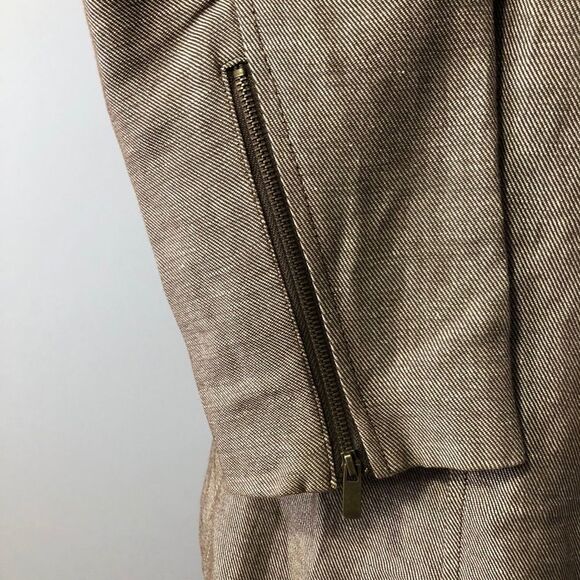 🚨 Isaac Mizrahi for Target Linen Blend Zip Blazer - Picture 6 of 10